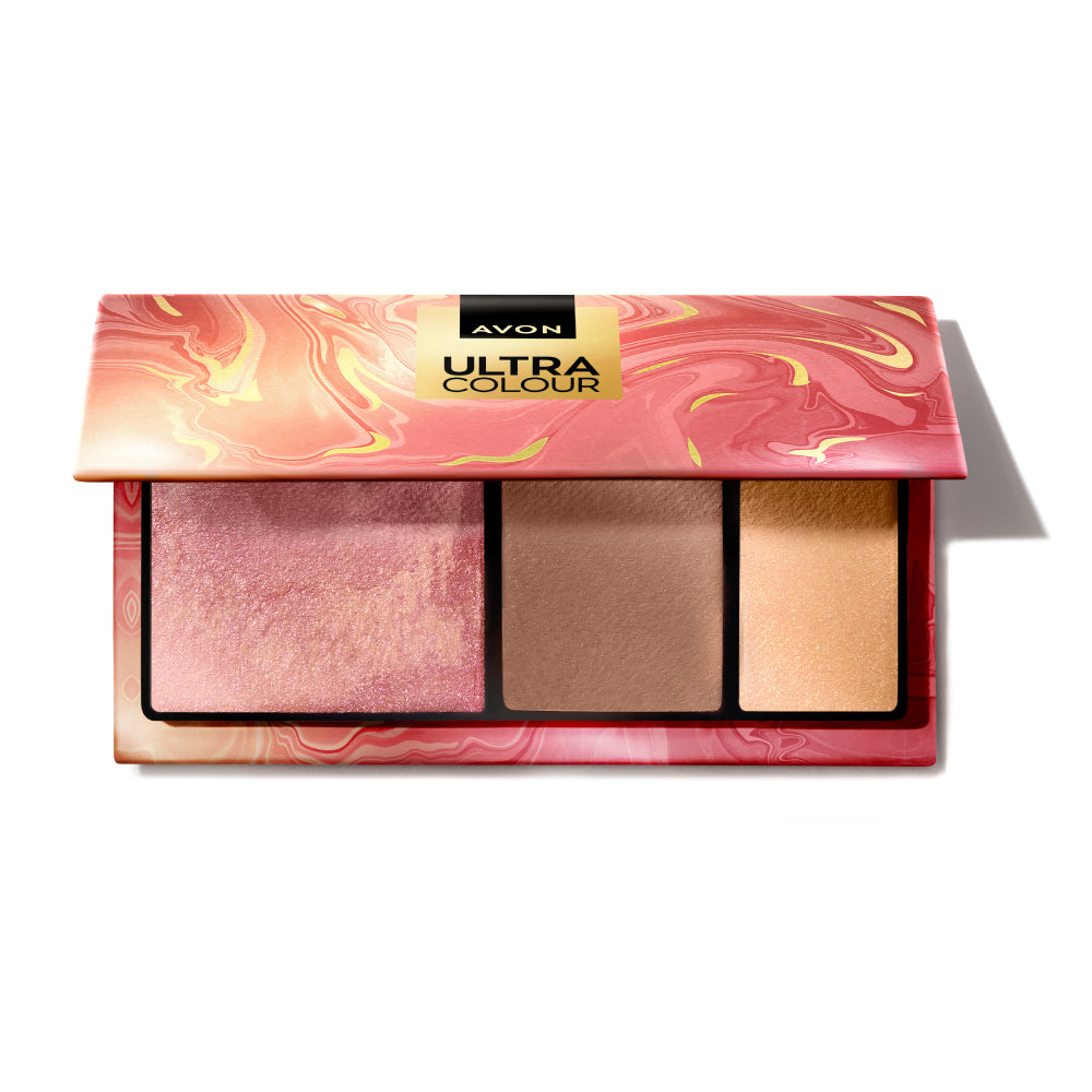 avon ultra colour 3 in 1 face palette