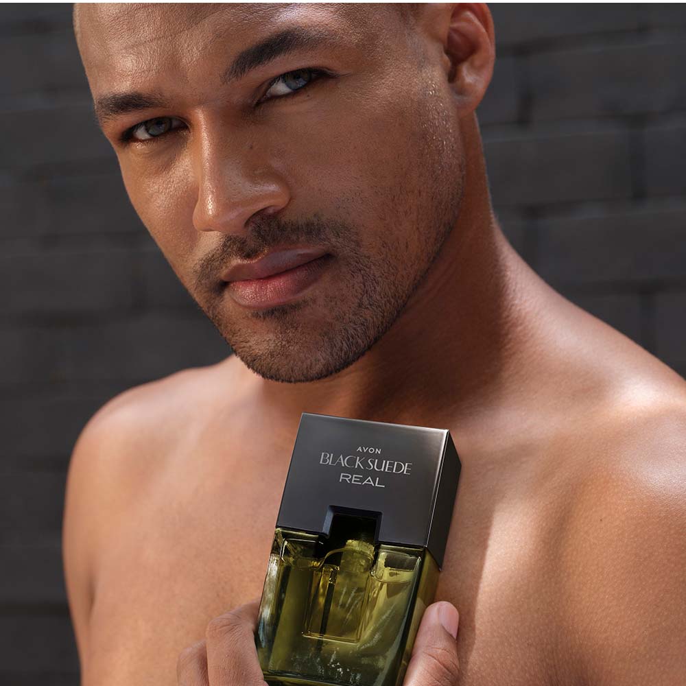 Parfum Homme Avon Black Suede Real - Eau De Toilette 75ml Vaporisateur, Neuf