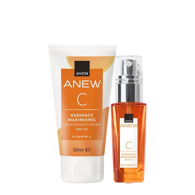 Anew Radiance Serum & SPF50 Moisturiser Set