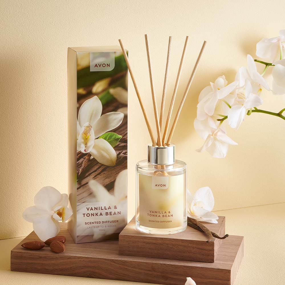 Vanilla and Tonka Bean Diffuser Home Fragrance AVON UK