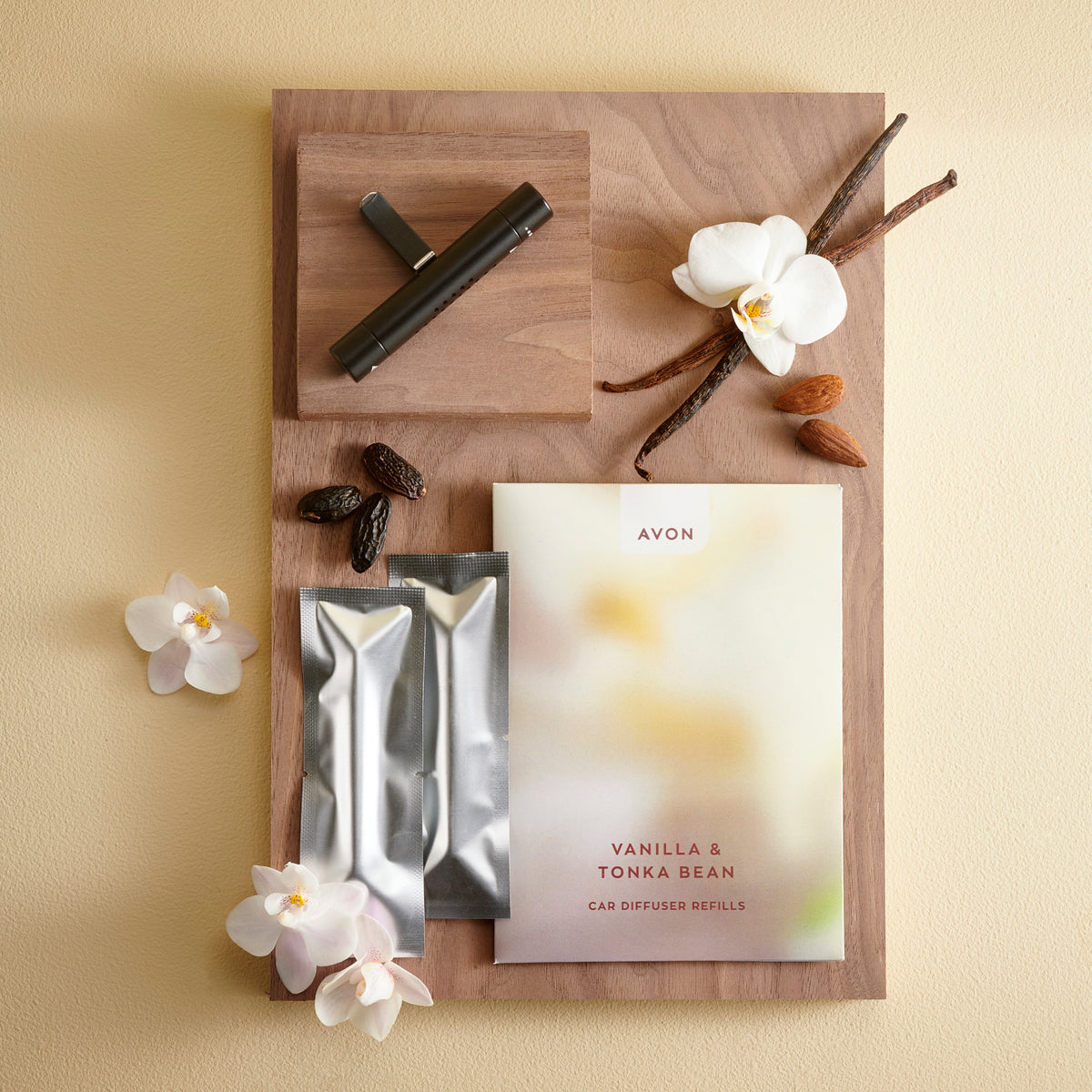 Vanilla And Tonka Bean Car Diffuser Refill Home Fragrance AVON UK