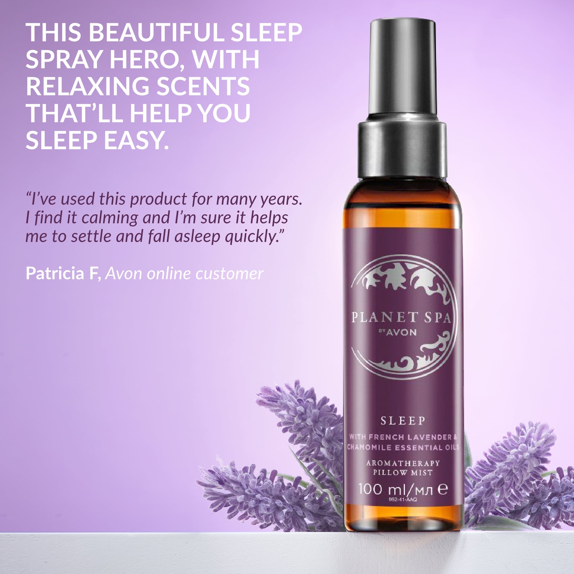 Sleep Therapy Avon Sleep Serenity Pillow Mist Planet Spa Sleep