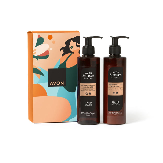 Senses Essence Geranium Leaf & Orange Gift Set