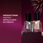 Limited Edition Ultra Colour 60 Second Express Metallic Nail Enamel Midnight Spark