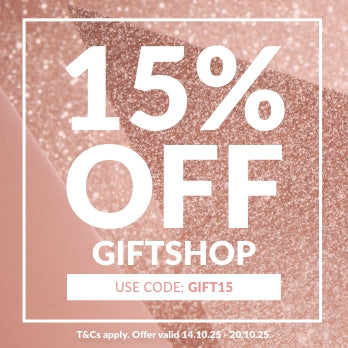 15% OFF THE GIFT SHOP
