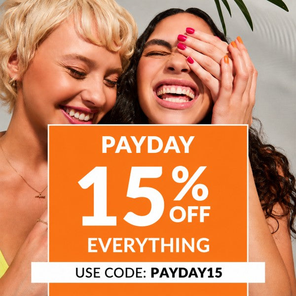 15% of everything with code PAYDAY15