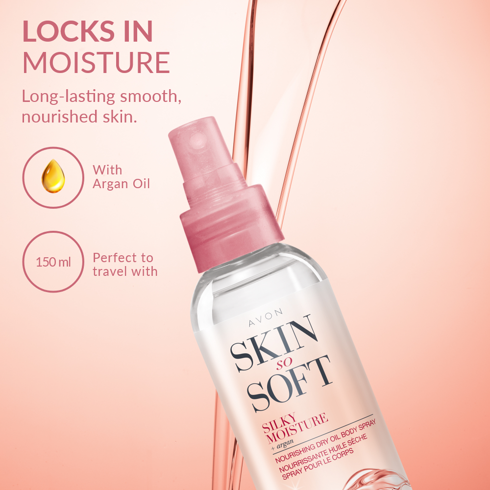 Skin So Soft Dry Oil Moisturising Body Spray | AVON UK