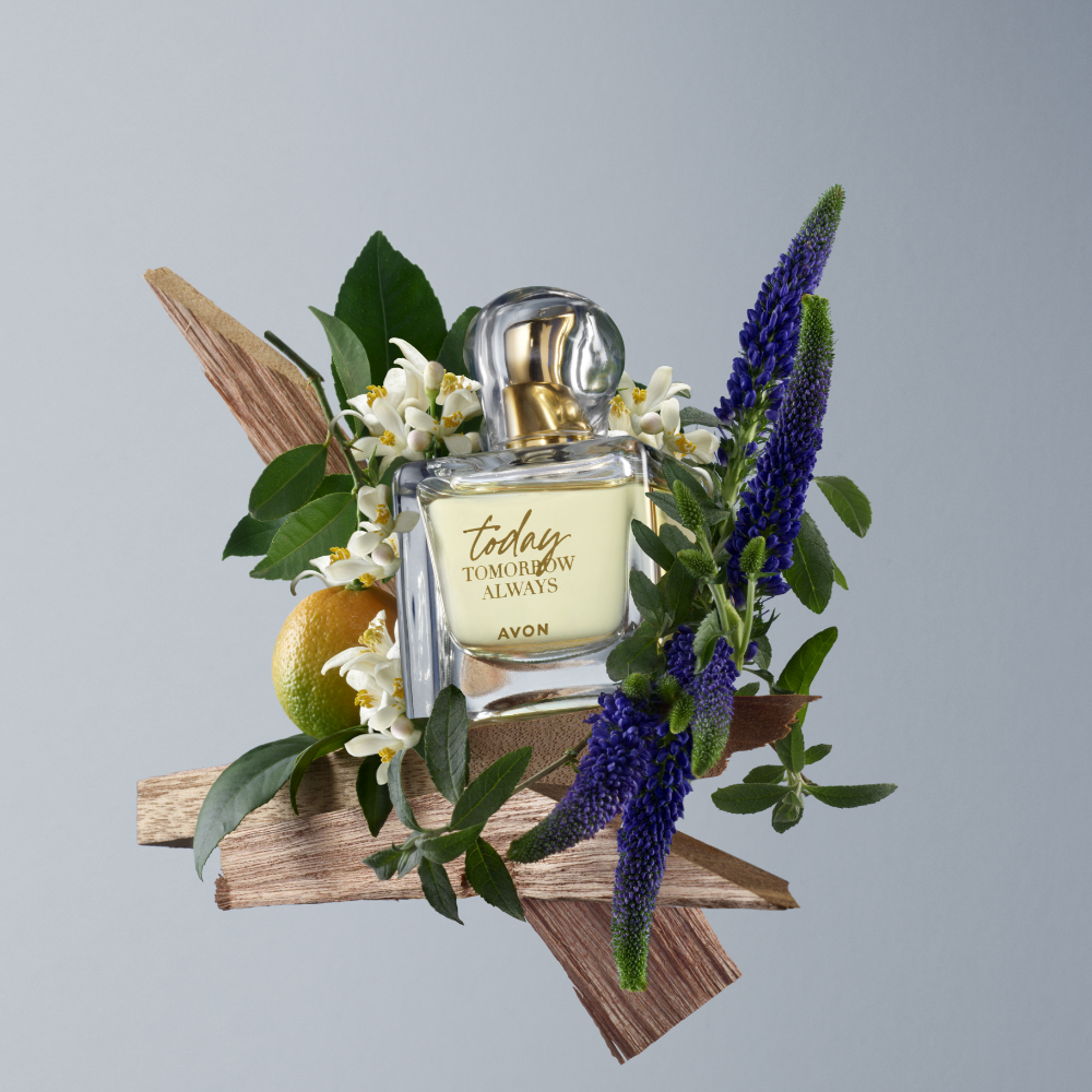 Eau De Parfum AVON Today Pour Elle - Vaporisateur 100 Ml XXL, Notes Fleur D'oranger, Freesia Et Cactus Vert