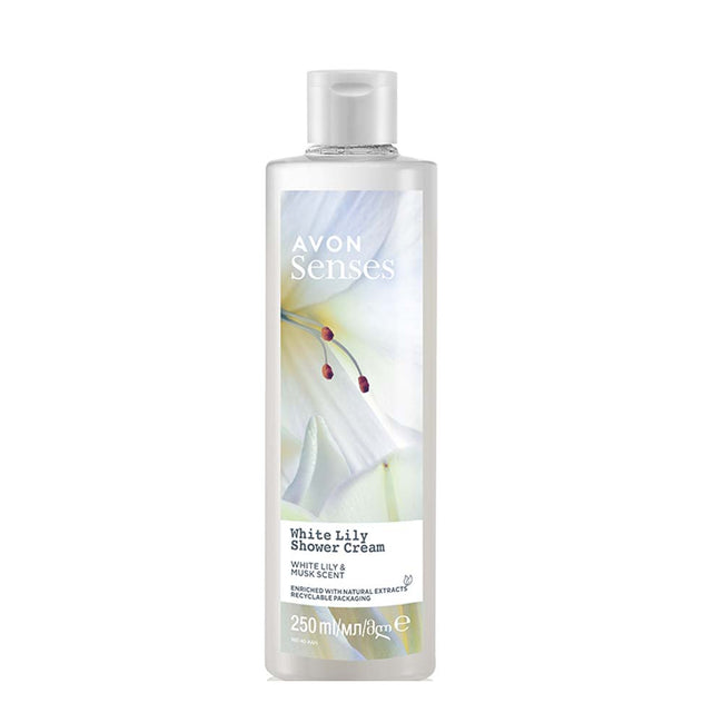 Senses White Lily Shower Cream: White Lily & Musk - 250ml