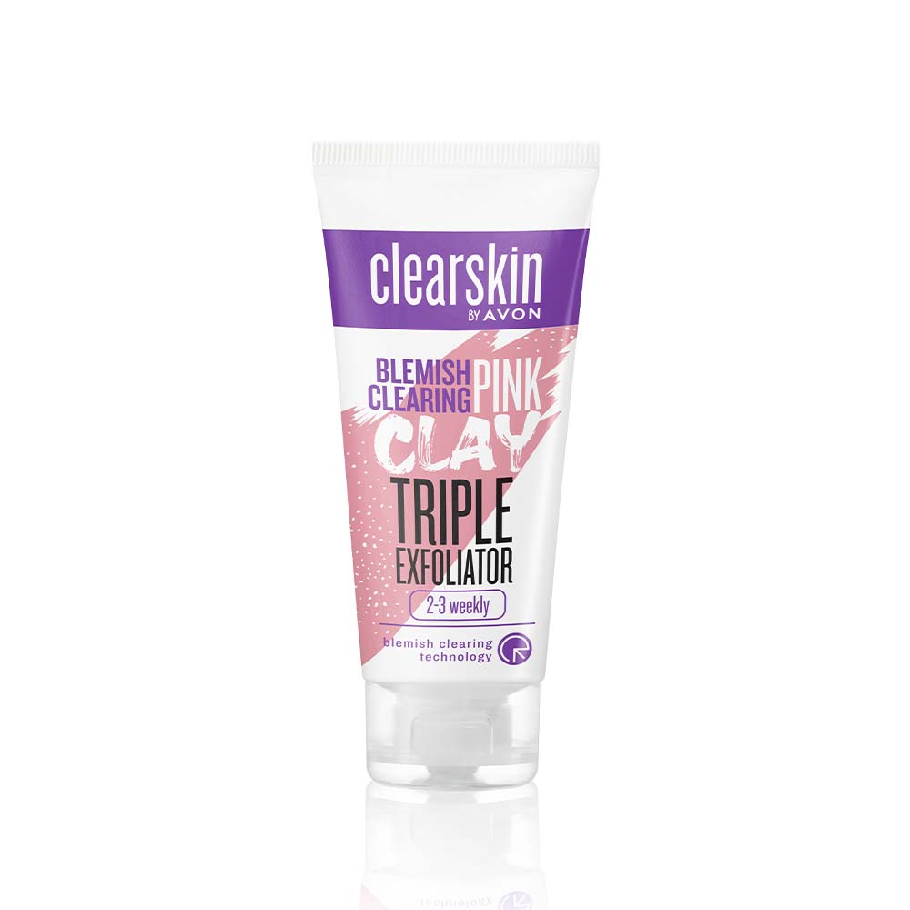 Clearskin | Blemish Clearing Pink Clay Triple Exfoliator | Skincare ...