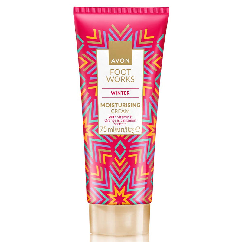 Foot Works Winter Moisturising Cream: Orange & Cinnamon - 75ml, Toiletries