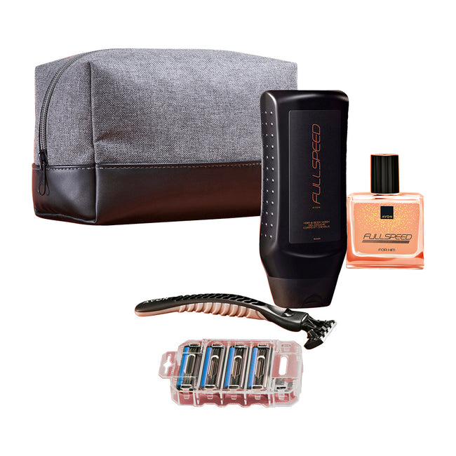 Full Speed Grooming Set & Wash Bag