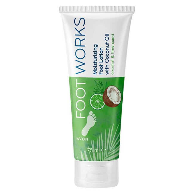 Footworks Coconut & Lime Moisturising Foot Lotion - 75ml