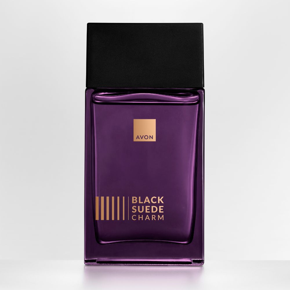 Black Suede Charm Eau De Toilette 100ml Fragrance Avon UK Black Suede Charm Eau De Toilette 100ml Fragrance Avon UK
