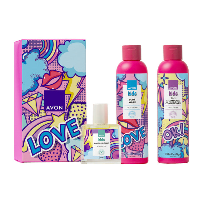 Avon Kids Girls Wash and Body Gift Set