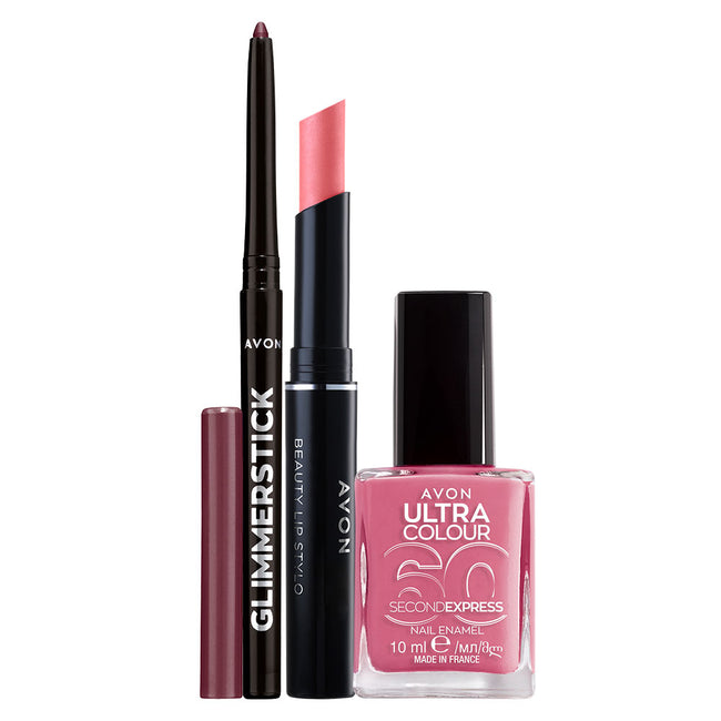 Pink Bubblegum Lip & Nail Set