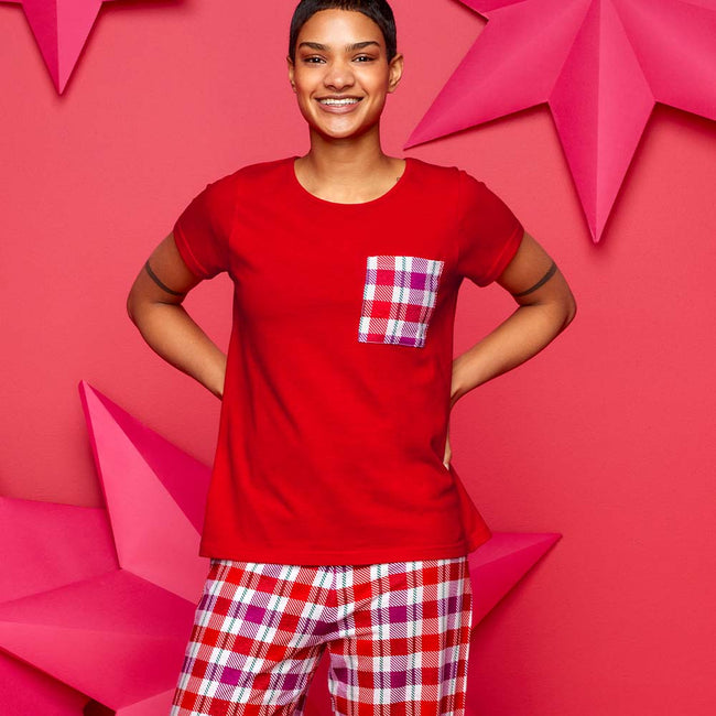 Red Check PJs