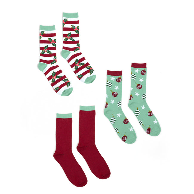 Men’s Festive 3-Pair Sock Gift Set