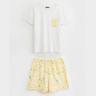 Floral Gingham Shortie PJs