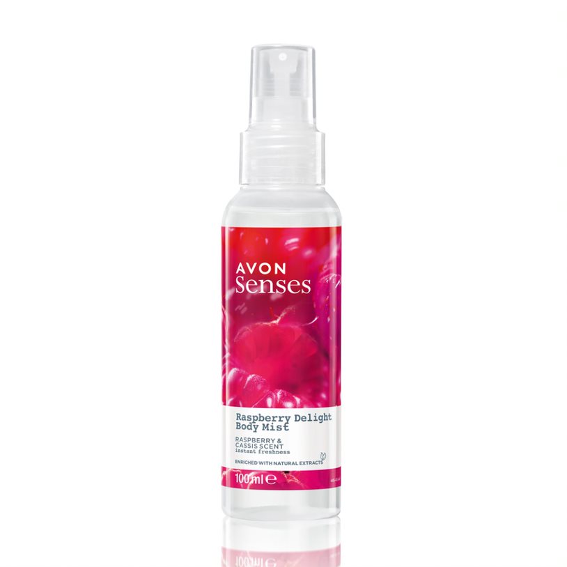 Senses Raspberry Delight Body Mist: Raspberry Cassis 100ml