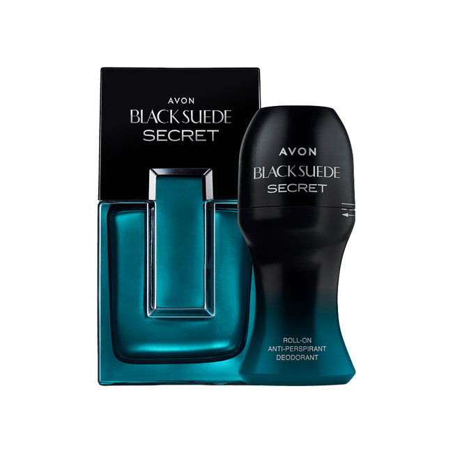 Black Suede Secret Aftershave Set