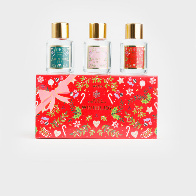 Winter Joy Reed Diffuser Gift Set