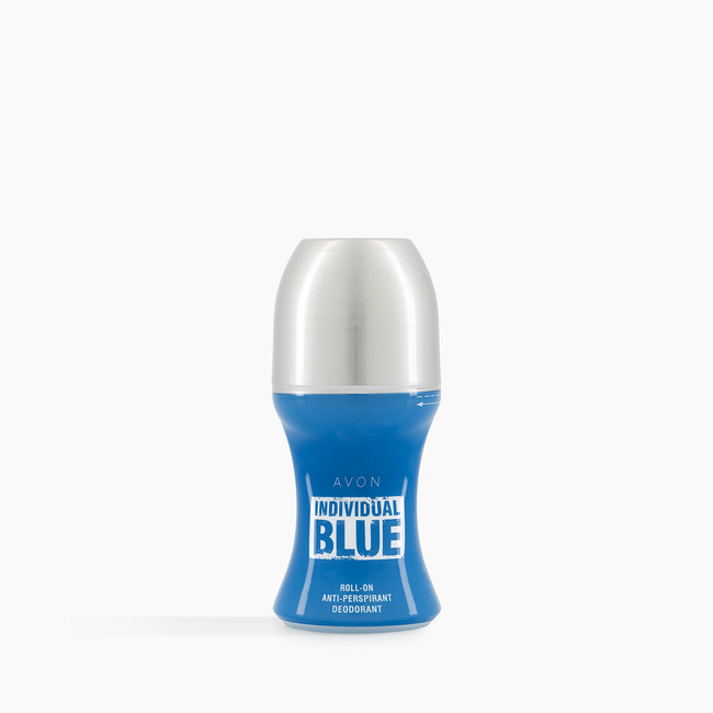 Individual Blue Roll-On Anti-Perspirant Deodorant