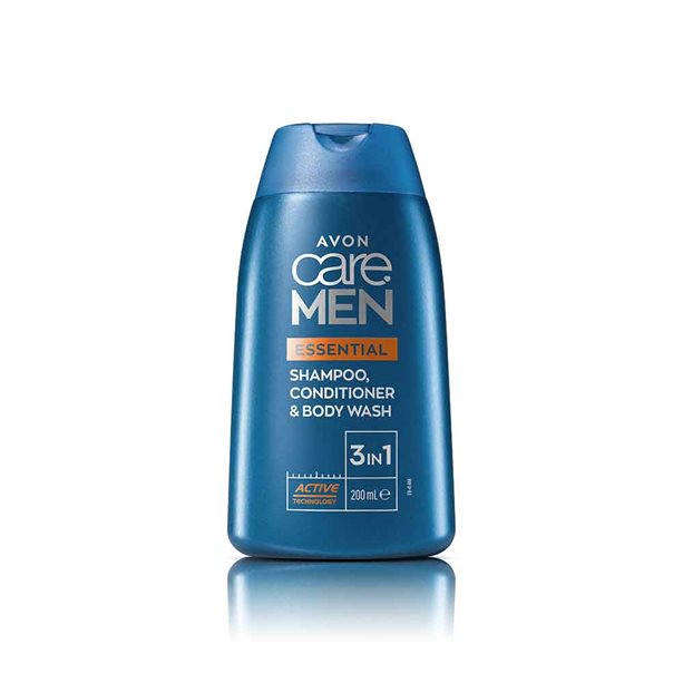 Essentials 3-in-1 Shampoo, Conditioner & Body Wash - 200ml