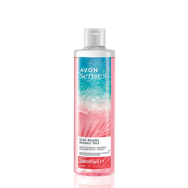 Senses Pink Sands Shower Gel: Coconut Water & Dragon Fruit - 250ml