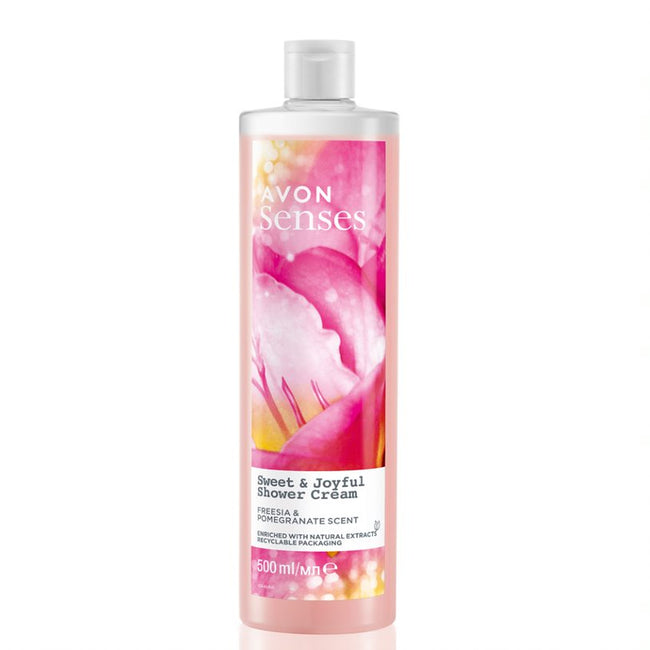 Sweet & Joyful Freesia & Pomegranate Shower Cream - 500ml